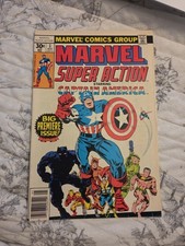Marvel Super Action #1 1977 Marvel Comics Newsstand Bronze Age Captain America picture