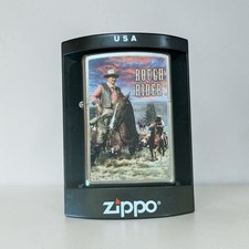 The Bradford Exchange Limited Production John Wayne Rough Rider Zippo Lighter picture