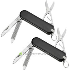 2Pcs 3in1 Army Knives Mens Pocket Knife Small Folding Camping Mini Survival Tool picture