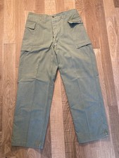 DEADSTOCK WWII US Army M-1943 HBT Herringbone Twill Cargo Trousers 38x33 13 Star picture