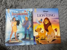 Vintage 1995 Disney’s Pocahontas & Lion King Hardcover Oversized Book  picture