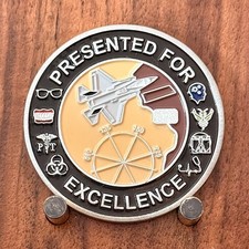 412th Operational Medical Readiness Squadron Excellence Challenge Coin  W#15 picture