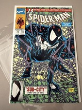 Spider-Man 13. 1990. Black Suit Todd McFarlane Cover Key. 9.4 NM picture