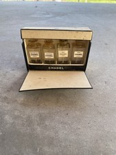 1930s 1940s Vtg Chanel Four Bottle Perfume Set Bois Des Iles No 5 x2 Gardenia  picture