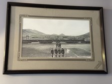 World War I WWI Military Photograph US Army Soldiers Formation Framed picture
