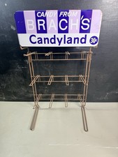 Vintage Brach’s Candyland 30¢ Candy Store Display Rack Advertising Sign picture