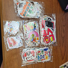 Glossy Vinyl Die-Cut Sticker Lot, Bart Simpson The Simpsons, 6-Pack Mixed picture