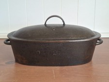 Small Cast iron Roaster Cooking pot Frank Germany mold antique rare picture