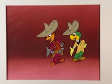 Walt Disney The Three Caballeros 1944Original Prod. Animation Cel + Background picture