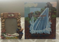 Vintage Walt Disney World Splash Mountain Lot 2 Picture Frames 5x7 picture