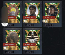 Star Wars Card Trader 2CC 2026 Tier 10s - 5 Cards picture