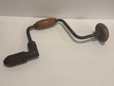 VINTAGE 14 INCH BRACE/HAND DRILL UNBRANDED MADE IN USA picture