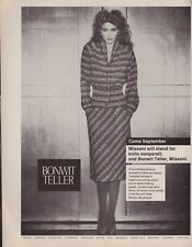 1979 Missoni Bonwit Teller Black & White Fashion Vintage Print Ad 1970s picture