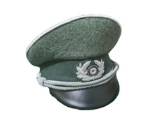 WW2-WWII GERMAN HATS-OFFICER-WOOL-CAP-WITH-CHIN  All Sizes  picture