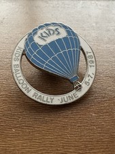 Vintage Kid’s Balloon Rally June 5 -7 1987 Enamel Pin picture