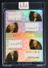 George Washington Adams Jefferson Madison Quad Relic Auto 03/50 picture