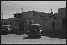 Wolf Point Montana 1941 Street Scene Stockmens Bar Frank M Catlin Law picture