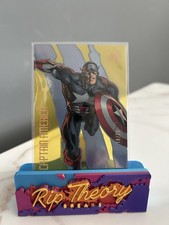 2023 Marvel Fleer Ultra Wolverine EX Century 18/73 Captain America #EX28 picture