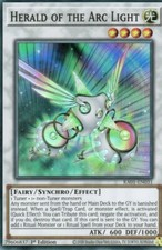 yugioh 1x Herald of the Arc Light RA01-EN031 SUPER RARE ENGLISH picture