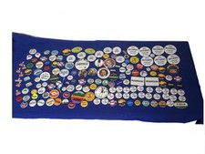 157 Vintage GOP Republican Campaign Buttons California Political Pinback Lot picture