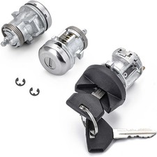 Ignition Switch Lock Cylinder with Door Lock & Keys Fit for Dodge Ram 1500/2500/ picture