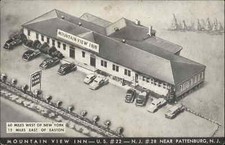 Pattenburg New Jersey NJ Mountain View Inn Vintage Postcard picture