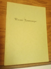 Dakota Language Religious Pamphlet 1911 Wiconi Tawoonspe 