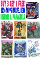 2026 Topps Marvel NEON Inserts & Parallels (BUY 3 GET 1 FREE) You Pick/Choose picture