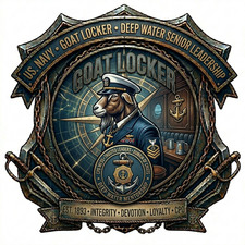 US Navy Goat Locker Retired Chief USN Gift Premium Military Graphics 4