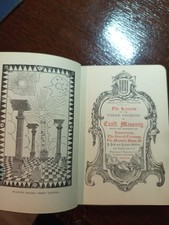 1906 Emulation Working The Lectures Three degrees Craft Freemasonry  masonic/854 picture
