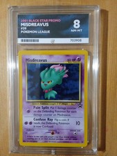 2001 (WotC) Black Star Promo Misdreavus #39 Pokemon Card ACE Grade 8 Near Mint picture