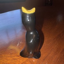 NWOT Collectable vintage Pie Bird~Black~ Yellow Beak~(U) picture