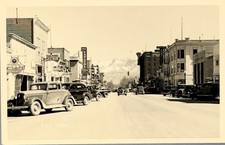 Ely, Nevada RPPC Aultman Street Scene, Business District Pabst Club Casino Signs picture