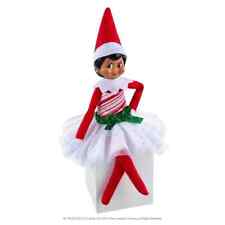 The ELF on the SHELF Girl Claus Couture Collection Candy Cane Classic Dress NEW picture