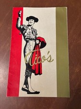 Denver CO Vintage Tico's Restaurant Menu Mexican Food picture