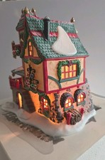VTG Dept 56 North Pole Glass Ornament Works 56396 1997 Lights Christmas Colorful picture