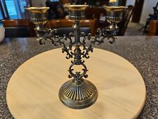 Candelabra Candle Holder Décor (Halloween?)  Gothic Victorian Metal picture