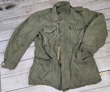 VINTAGE US ARMY M-1951 M51 FIELD JACKET 1952 VIETNAM WAR SIZE Large  picture