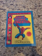 VINTAGE 1975 MIGHTY MARVEL COMIC CONVENTION Program Book Spider-Man Minor Wear picture