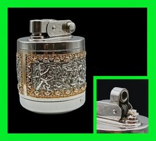 Vintage 1950s Erhard & Söhne German Push Button 2-Tone Table Lighter - UNFIRED  picture