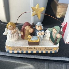 Eddie Walker Limited Edition Happy Birthday Jesus Christmas Nativity W/box EUC picture