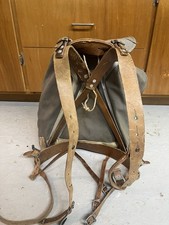 Original WW2 M39 Swiss Army Canvas Rucksack/Backpack w/Metal X Frame picture