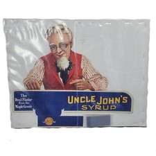 Vintage Early Rare Uncle John’s Maple Syrup Store Advertising Display Sign picture