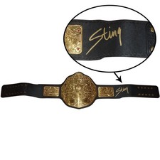 Sting Autographed World Heavyweight Wrestling Championship Title Belt - JSA picture