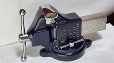 RESTORED Vintage Hollands 23 1/2H Swivel Bench Vise Made in USA picture