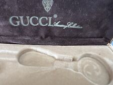 Gucci Box Keychain Brown Inside Plush As Photo Vintage 1980 picture