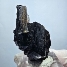 Rare Schorl Tourmaline, Hyalite Opal Specimen Erongo, Namibia 38*26*20mm #13132 picture