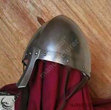 Medieval Norman Nasal Crusader Knight Helmet Steel Reenactment Combat Crusader picture