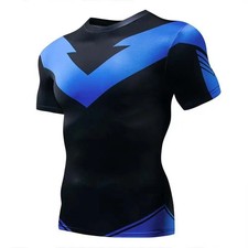 Nightwing Dick Grayson Compression Long-Sleeve Shirt from Teen Titans, Batman picture