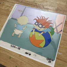 Rugrats Original Animation Cel. Chucky & Tommy. picture